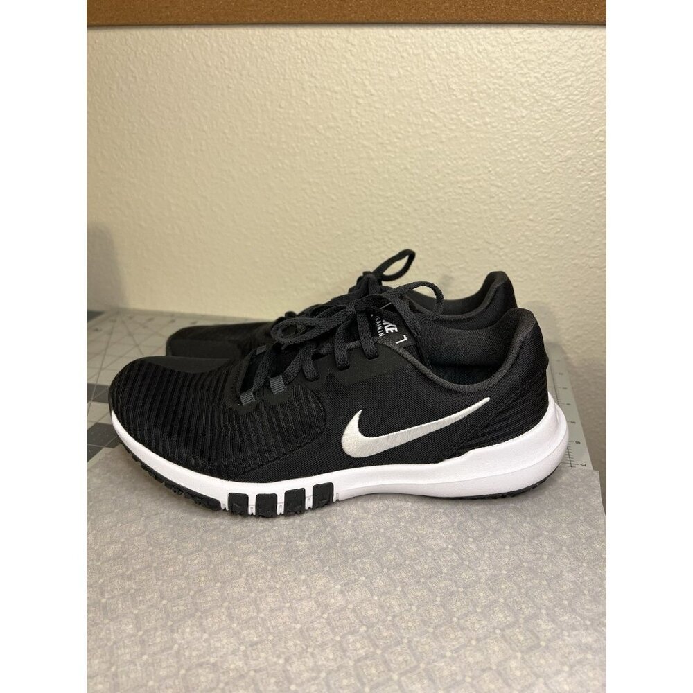 Nike Flex Control TR4 Black White Training Sneakers CD0197-002 Men's 7.5